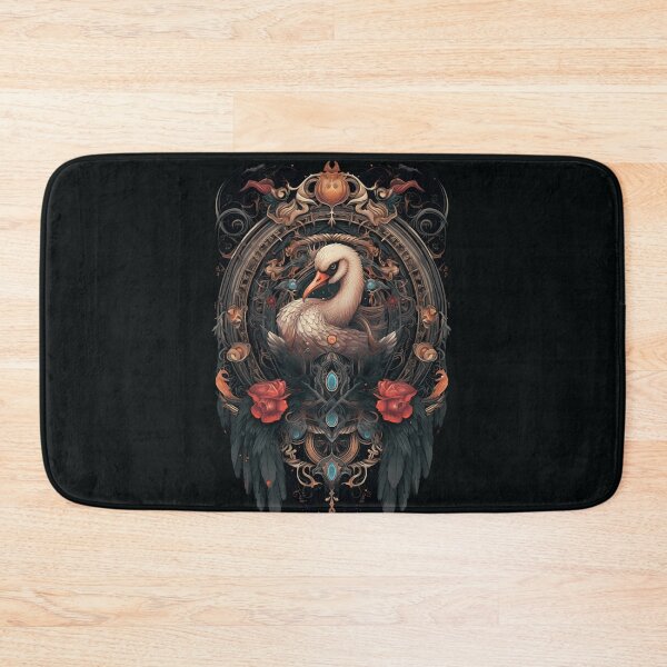 Item preview, Svart Svanr: A Gothic Ode to Enigmatic Beauty designed and sold by KamilMalinowski.