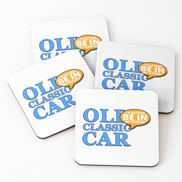 Item preview, I'D RATHER BE IN MY GARAGE (transparent background) designed and sold by OldClassicCar.