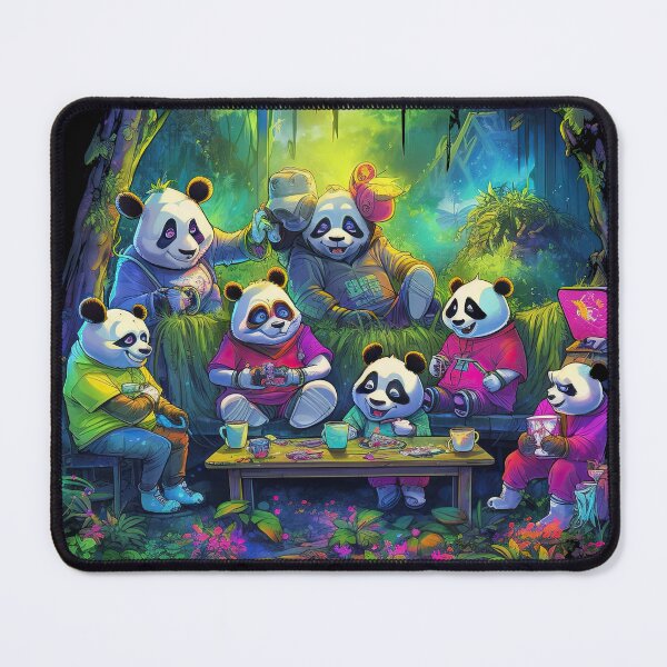 Item preview, Bamboo party of the panda family designed and sold by Pixelboys.
