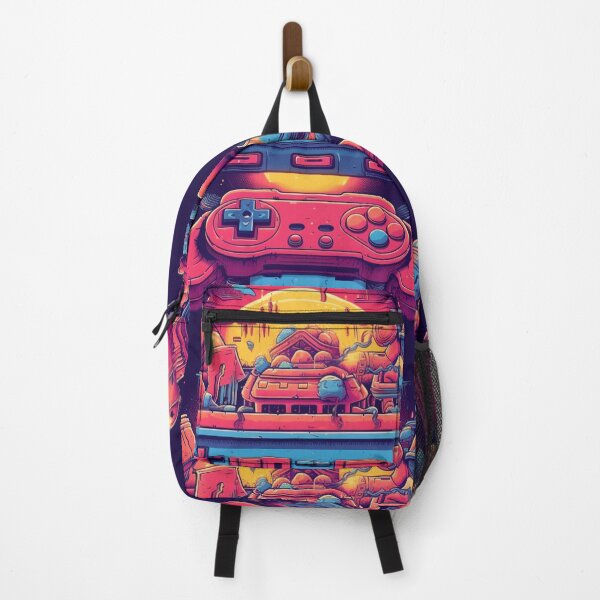Item preview, Gameverse Odyssey: Nostalgic Illustration in Hyper-Detailed Splendor - Vivid Color Scheme, Accurate and Detailed Artwork designed and sold by Bee Happy Creative™.