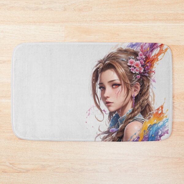 Item preview, Aerith Final Fantasy Splash Fan Art designed and sold by craftyartsdigi.