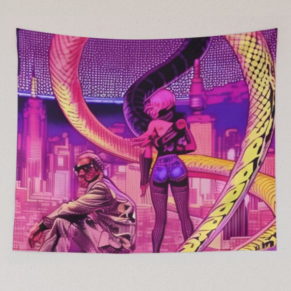 Item preview, Snakes In Cyberpunk Universe designed and sold by KalipsoArt.