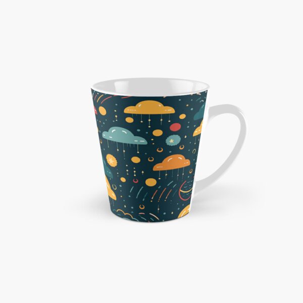  Lunarable Umbrella Mug, Rainy Weather Accessory Polka