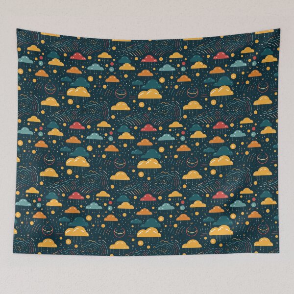 Item preview, Weather-Inspired Designs - Clouds, Raindrops & Sunbursts designed and sold by KaleidoCreation.