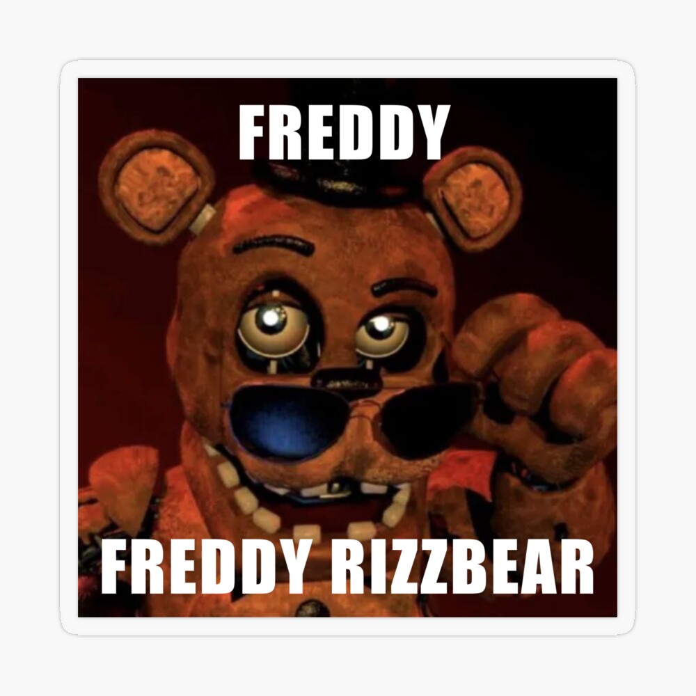 Five Nights at Freddy's: Freddy Fazbear die-cut Sticker 