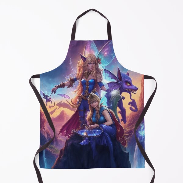 Item preview, Fantasy Pixies and Fey Folk Fairies beautiful poster artwork designed and sold by Vintage Designs +.