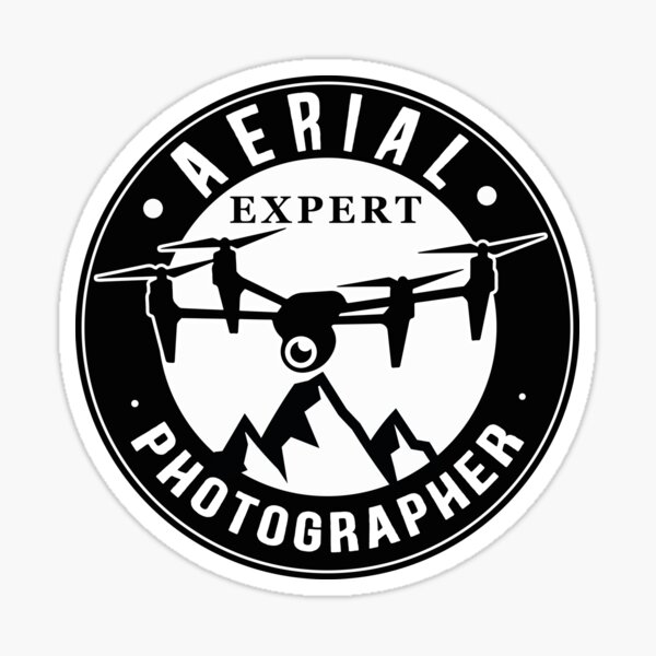 Item preview, Aerial Photographer - Drone Pilot - Drone Flying Academy / Stickers designed and sold by FoFo-Design.