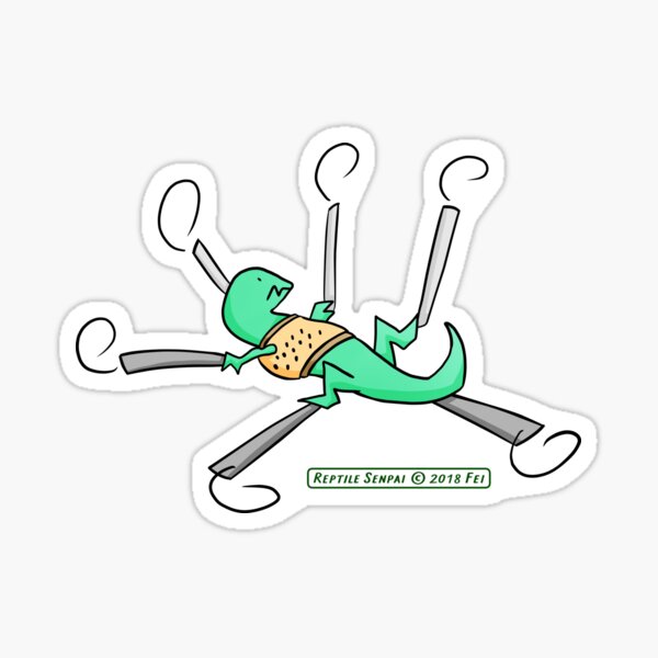 Reptile Senpai S01E04 Sticker