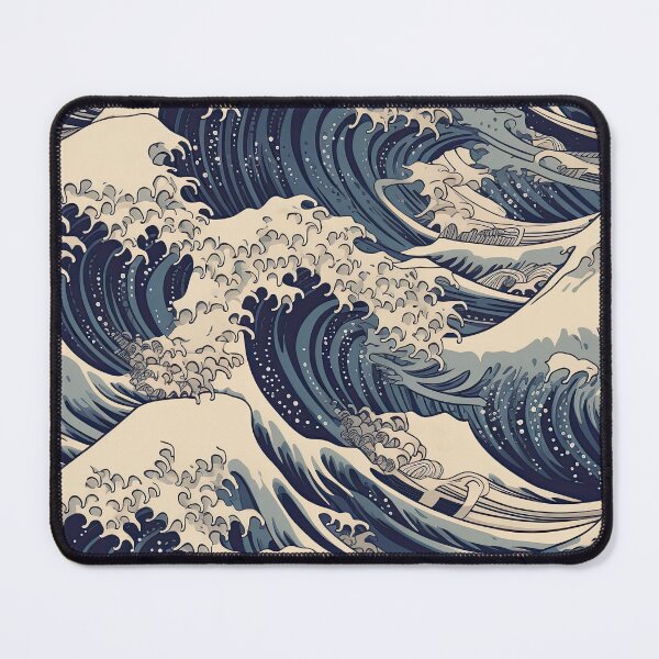 Item preview, Hokusai: The Great Wave off Kanagawa Pattern designed and sold by Retroshore.