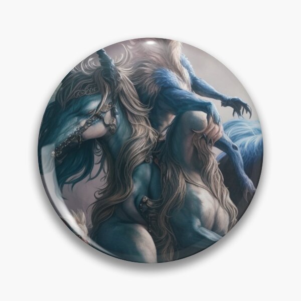 Item preview, The Flight of the Kelpies beautiful abstract poster artwork designed and sold by Vintage Designs +.