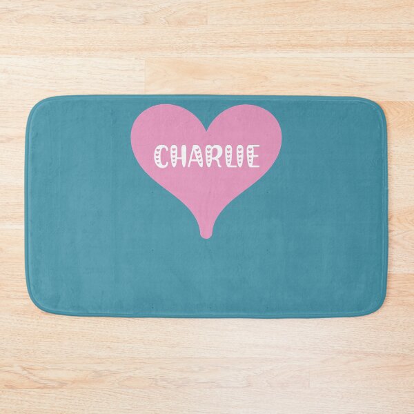 Item preview, Charlie name - pink heart pretty font design for Valentines Day gift or just for love designed and sold by VtgFanclu.