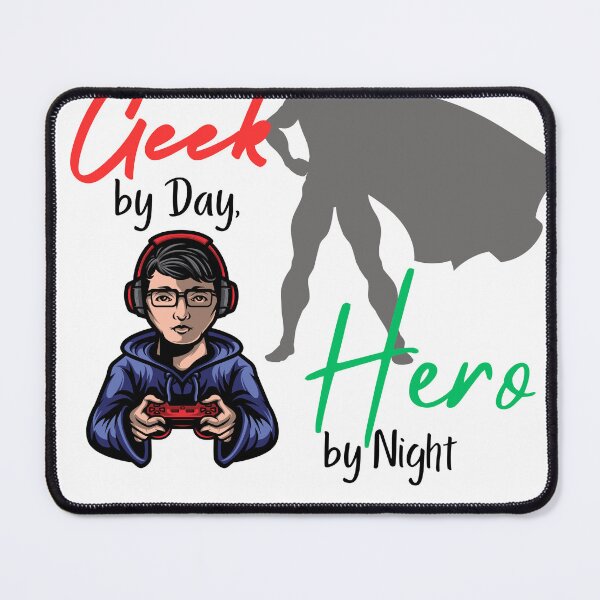 Item preview, "Geek by Day, Hero by Night"  designed and sold by Randy403.