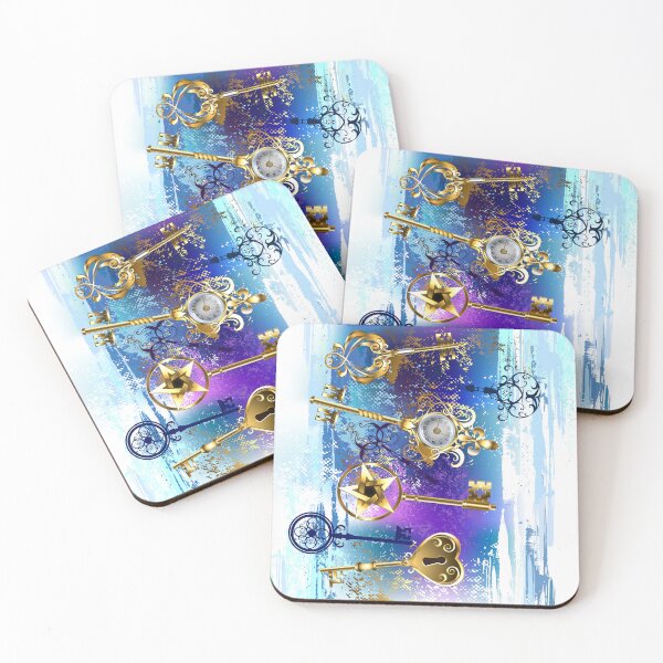 Item preview, Golden keys on grunge background designed and sold by Blackmoon9.