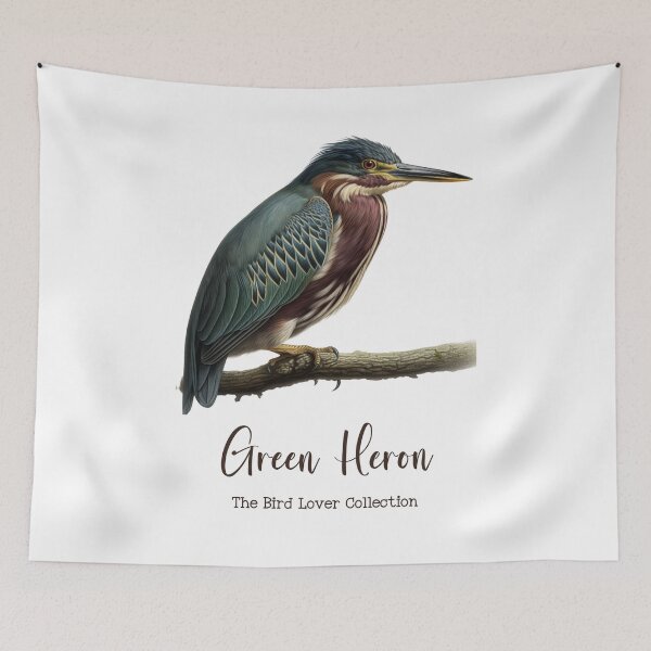 Item preview, Green Heron - The Bird Lover Collection designed and sold by GoodOldVintage.