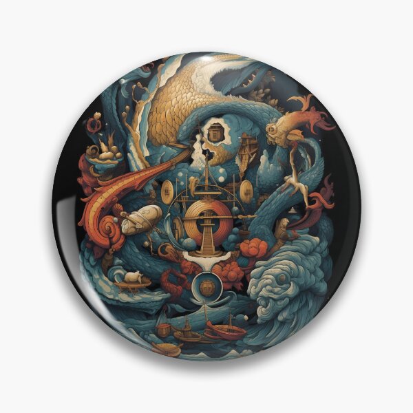 Item preview, Jormungandr - Mythical Serpent of Norse Legends designed and sold by KamilMalinowski.