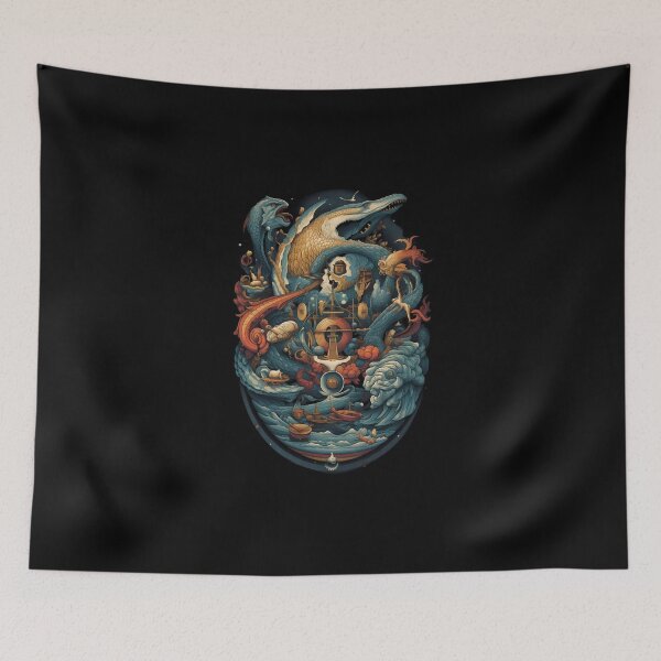 Item preview, Jormungandr - Mythical Serpent of Norse Legends designed and sold by KamilMalinowski.