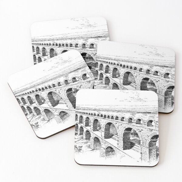 Item preview, Antique Engineering: Pont du Gard Roman aqueduct designed and sold by AntiqueScience.