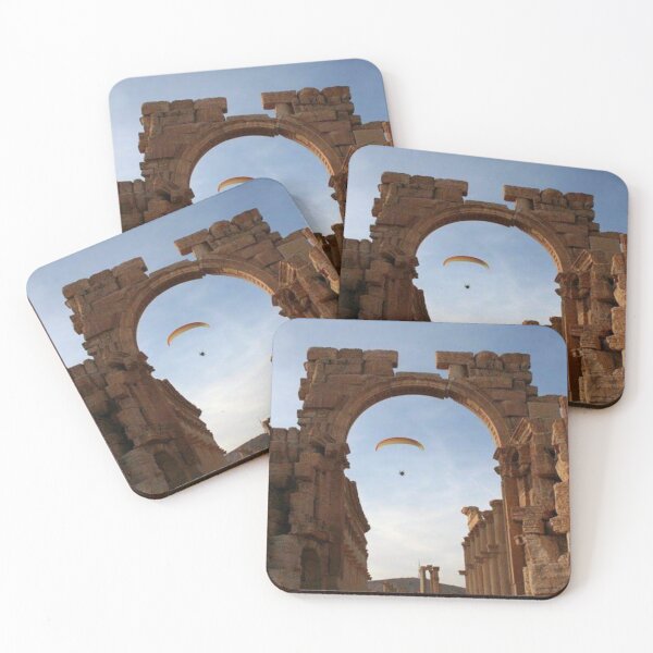 Item preview, Parachute landing in the ruins of Palmyra  designed and sold by  Bride of the desert.