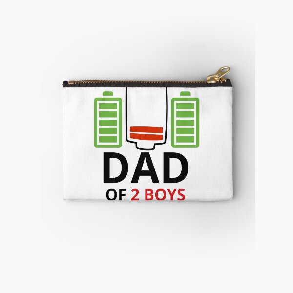 Item preview, Dad Of 2 Boys Low Battery Son Dad Father's Day Birthday T-Shirt designed and sold by Moronova   ⭐⭐⭐⭐⭐.