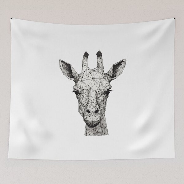 Item preview, Giraffe line drawing designed and sold by Feluceo.