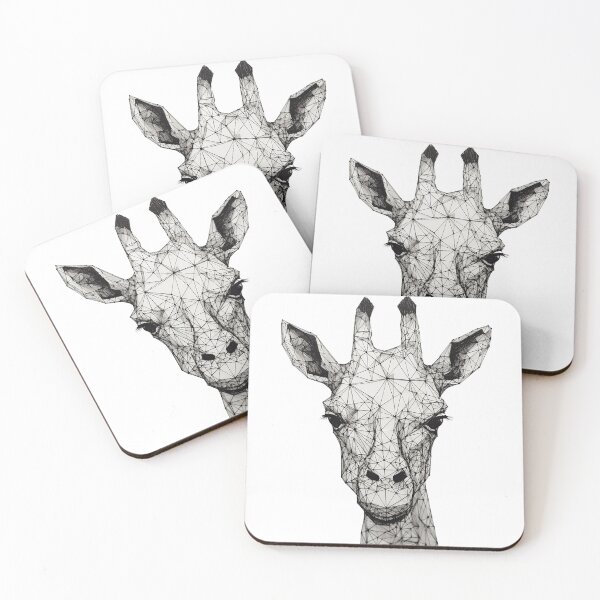 Item preview, Giraffe line drawing designed and sold by Feluceo.