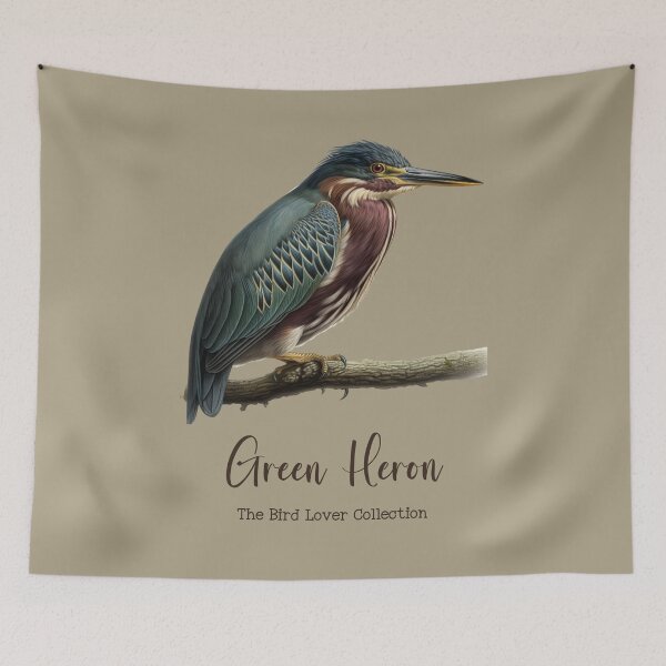 Item preview, Green Heron - The Bird Lover Collection designed and sold by GoodOldVintage.