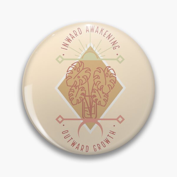 Item preview, Inward awakening, outward growth monstera houseplant sun and moon designed and sold by StitchesSleeves.