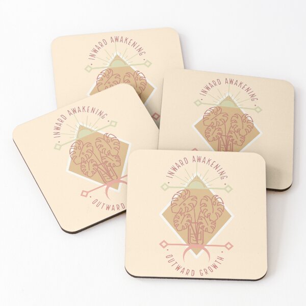 Item preview, Inward awakening, outward growth monstera houseplant sun and moon designed and sold by StitchesSleeves.
