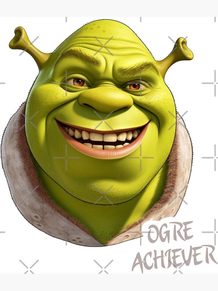 Shrek Face Meme Photographic Print for Sale by mylifeasgaia