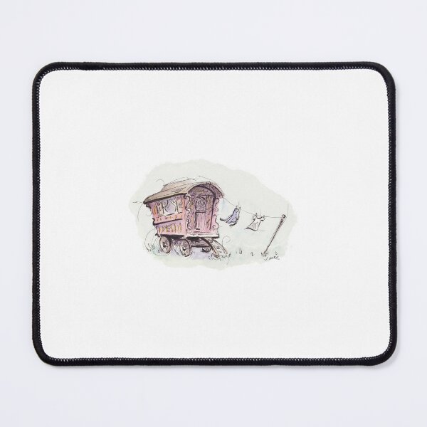 Item preview, "The Precious Plum" horse-drawn caravan watercolour designed and sold by EskyjenArt.