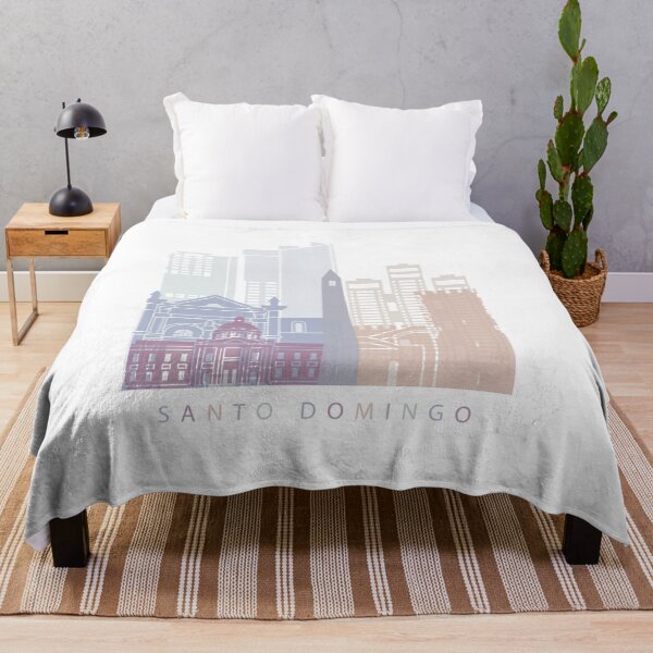 Item preview, SANTO DOMINGO SKYLINE POSTER PASTEL designed and sold by paulrommer.