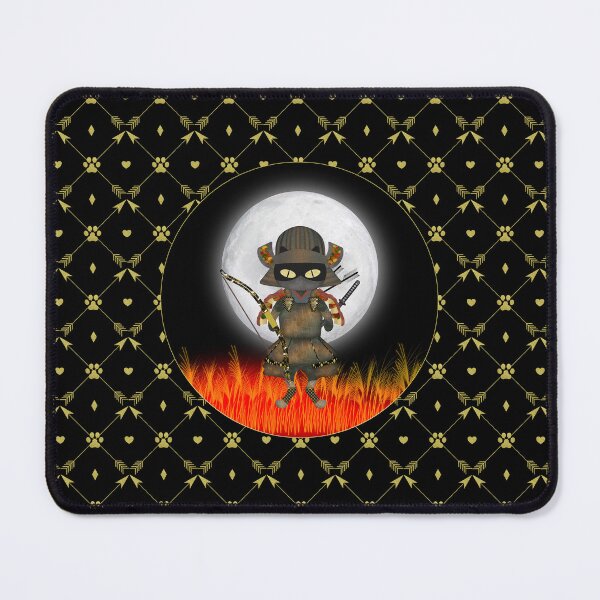 Item preview, Armoured Samurai Cat Round Shape designed and sold by edo-neko.