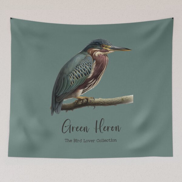 Item preview, Green Heron - The Bird Lover Collection designed and sold by GoodOldVintage.
