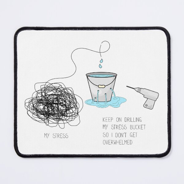 Item preview, Mental health awareness - stress relieve creative concept designed and sold by SooperYela.
