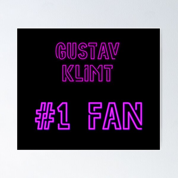 Aperçu de l'œuvre Gustav Klimt - #1 fan créée et vendue par 2Girls1Shirt.