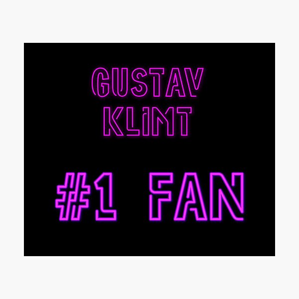 Item preview, Gustav Klimt - #1 fan designed and sold by 2Girls1Shirt.