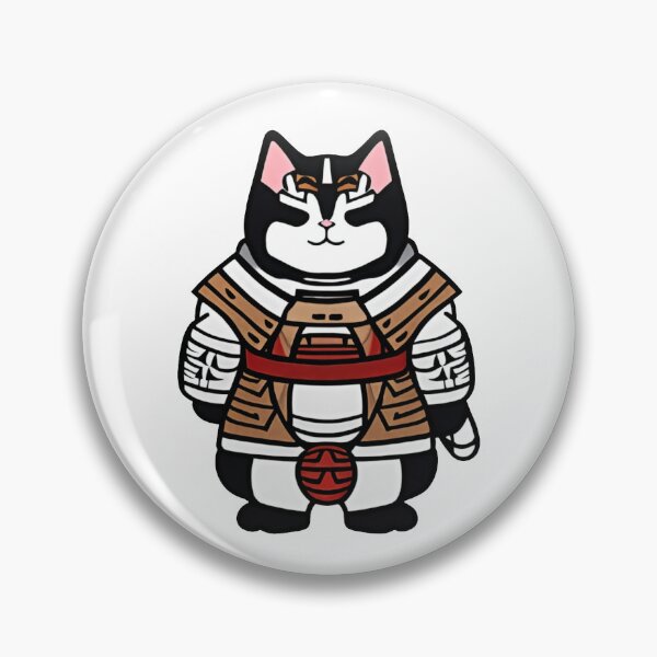 Item preview, Fat Samurai Cat with full amor designed and sold by Studio-Jun.