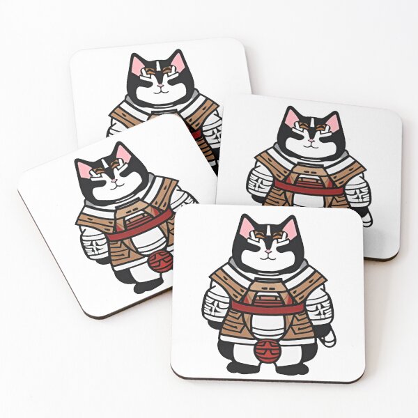 Item preview, Fat Samurai Cat with full amor designed and sold by Studio-Jun.