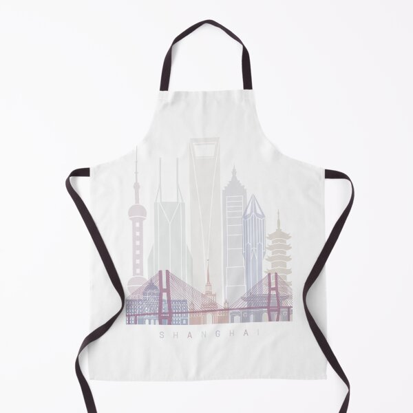 Item preview, SHANGHAI SKYLINE POSTER PASTEL designed and sold by paulrommer.