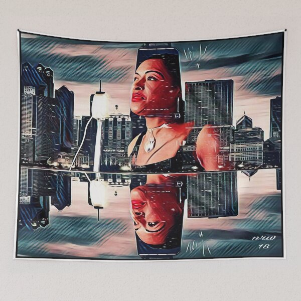 Item preview, Holiday City Scape designed and sold by natnat7w.