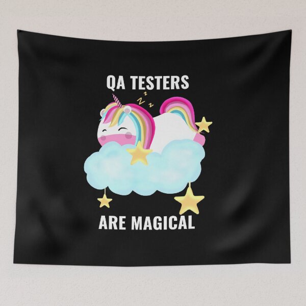 Item preview, qa testers are magical just like unicorns designed and sold by stayartsy07.