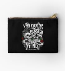 SIX OF CROWS | 'Every Mounstrous Thing...' Zipper Pouch