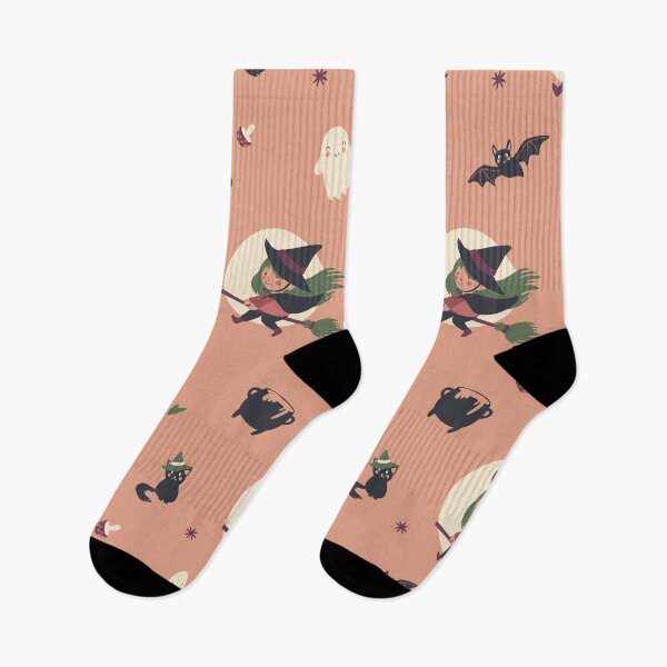 Item preview, A little witch flies on broomsticks with friends designed and sold by InkofNocturna.