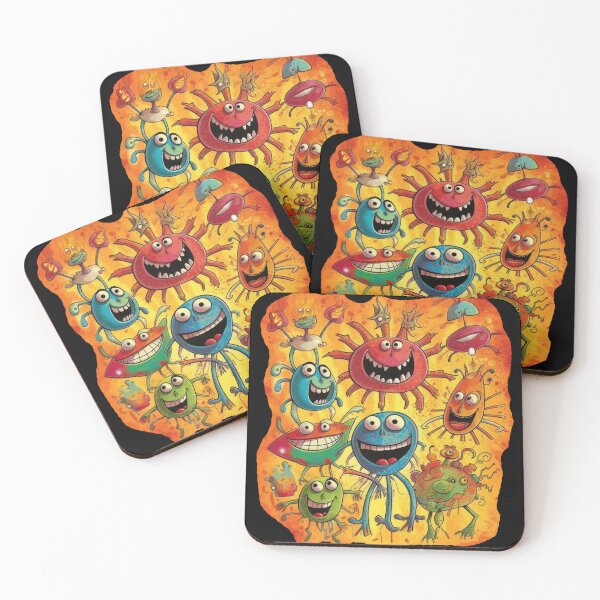 Item preview, Fun virus party - A celebration on a microscopic scale designed and sold by Pixelboys.