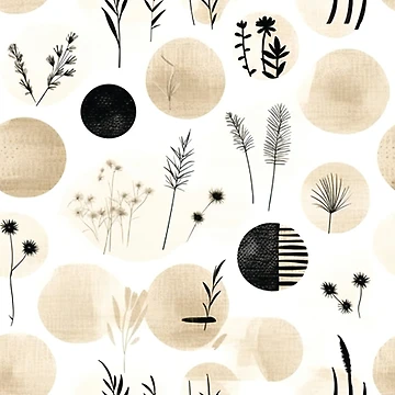 Artwork thumbnail, Boho Style Abstract Pattern by AdrianGrosu