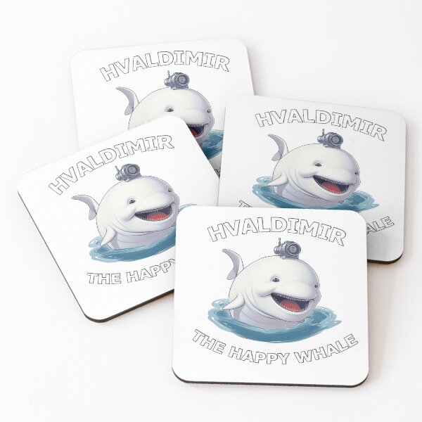 Item preview, Hvaldimir The Happy Whale designed and sold by Madraisinface.