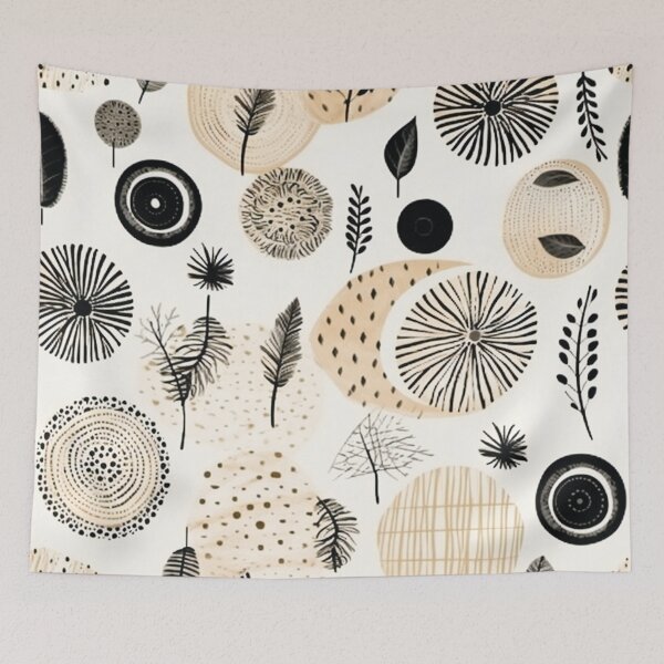 Aperçu de l'œuvre Boho Style Abstract Pattern créée et vendue par AdrianGrosu.