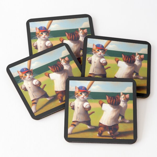 Item preview, Cats Baseball designed and sold by CrankyOldDude.