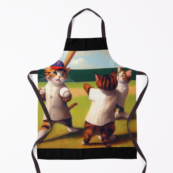 Item preview, Cats Baseball designed and sold by CrankyOldDude.