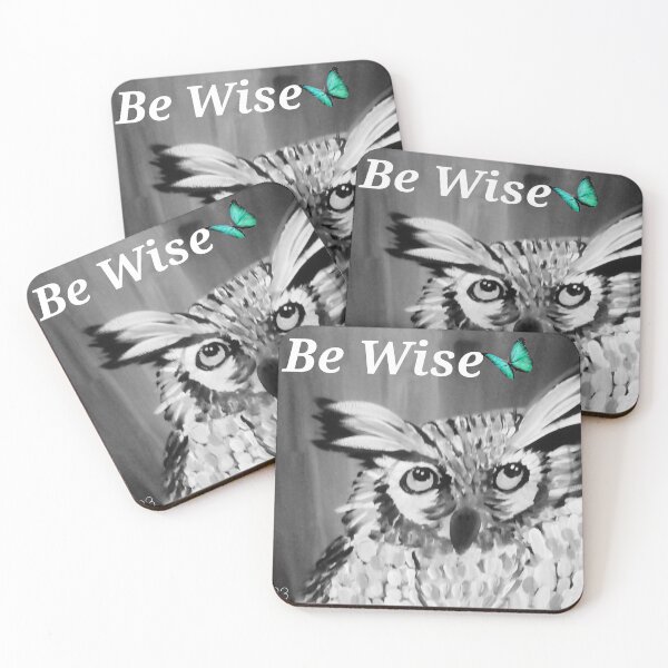 Item preview, Be wise designed and sold by Bevhughesart.